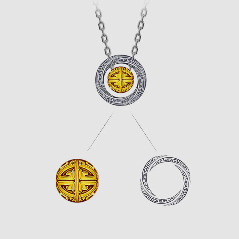Collana con ciondolo in rame con perline portafortuna Mobius , Buddha Stones, ricchezza - Image 13