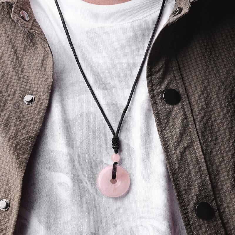 Collana con ciondolo moneta portafortuna Buddha Stones, cristallo curativo e pietre preziose - Image 12