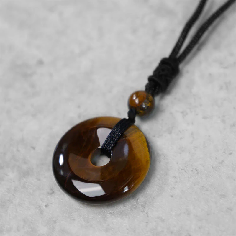 Collana con ciondolo moneta portafortuna Buddha Stones, cristallo curativo e pietre preziose - Image 21