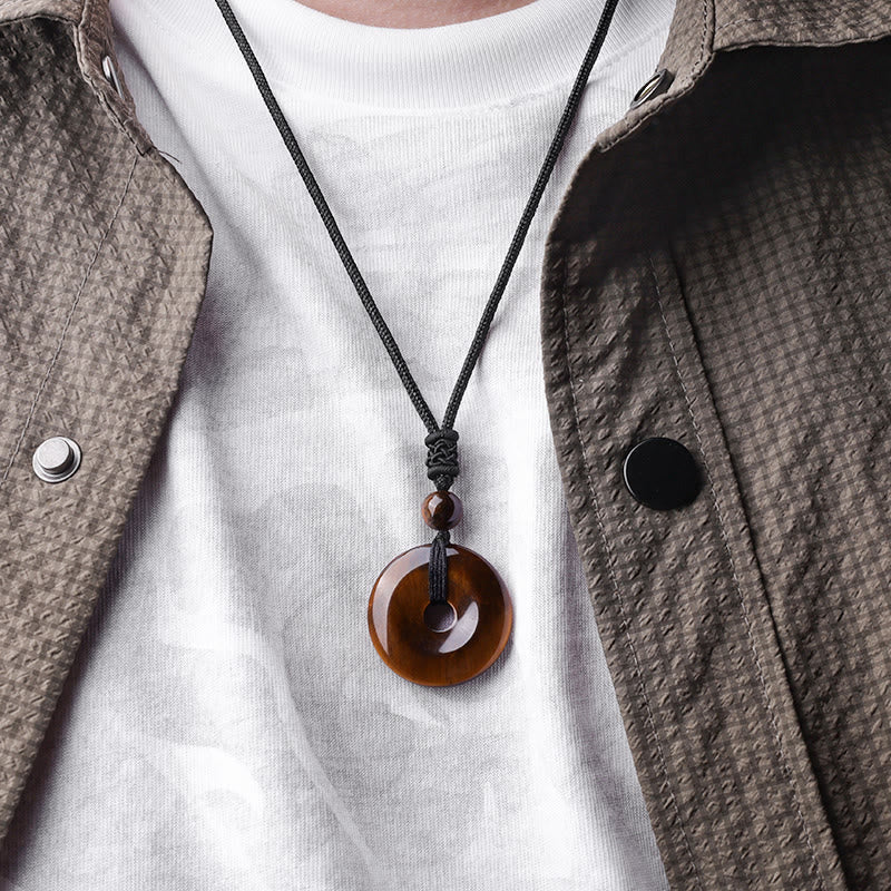 Collana con ciondolo moneta portafortuna Buddha Stones, cristallo curativo e pietre preziose - Image 22