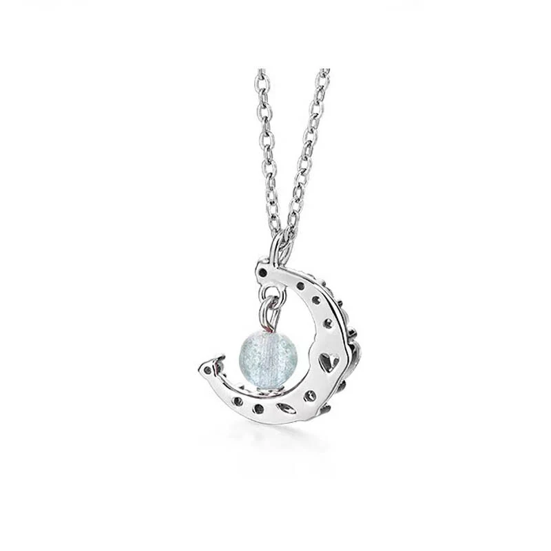 Collana di guarigione dell'amore con cristalli blu e quarzo fragola Buddha Stones - Image 14
