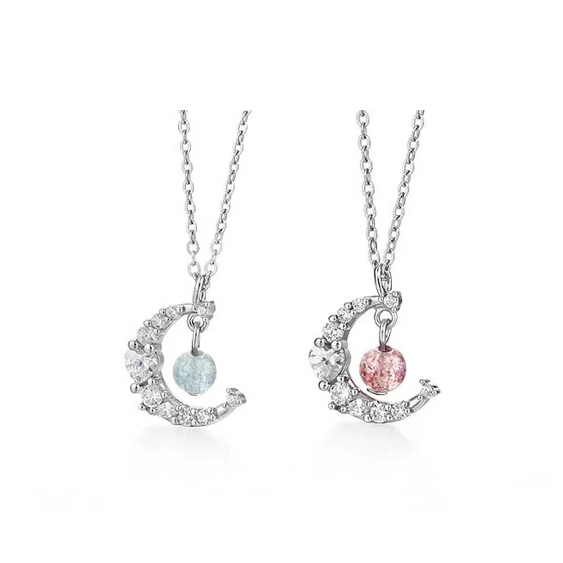 Collana di guarigione dell'amore con cristalli blu e quarzo fragola Buddha Stones - Image 15