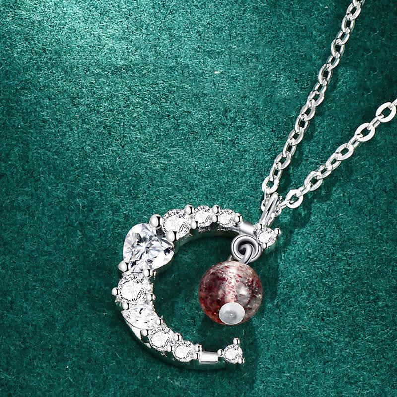 Collana di guarigione dell'amore con cristalli blu e quarzo fragola Buddha Stones - Image 4