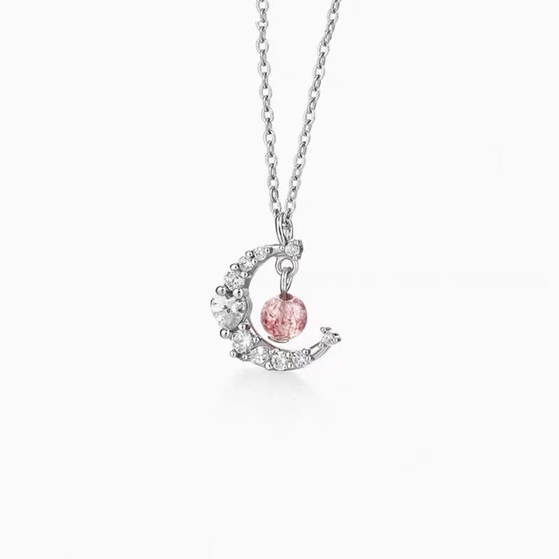 Collana di guarigione dell'amore con cristalli blu e quarzo fragola Buddha Stones - Image 8