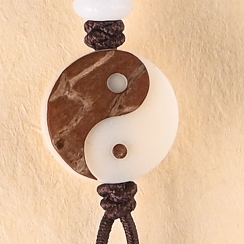 Collana Mala con protezione YinYang in ebano e Buddha Stones - Image 9