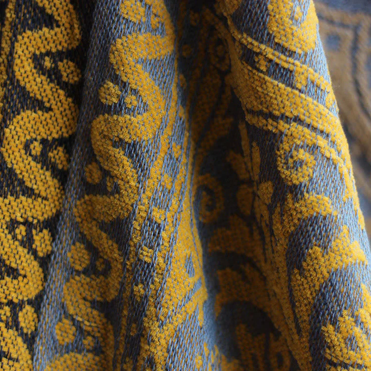Coperta accogliente tinta a mano con motivo floreale colorato tibetano Buddha Stones - Image 4