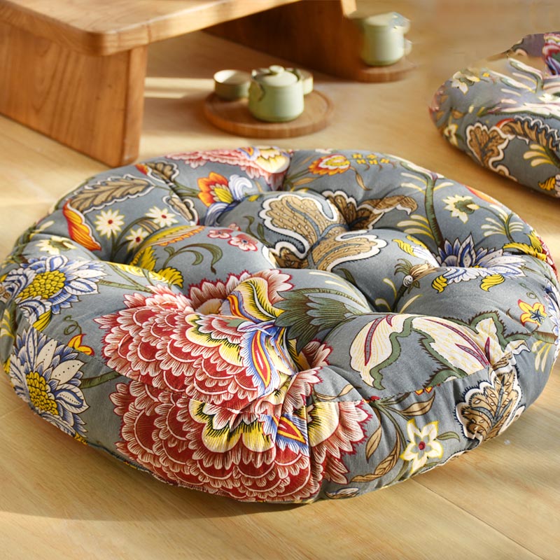 Cuscino per seduta da meditazione in cotone e lino, decorazione per la casa - Image 14