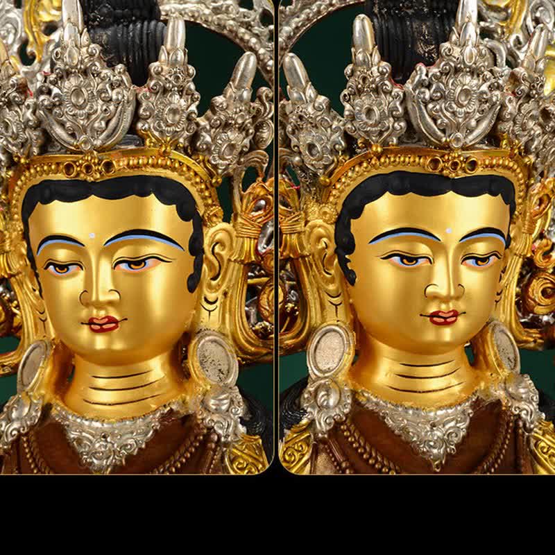 Decorazione della statua in rame della speranza di Tara Verde del Bodhisattva - Image 11