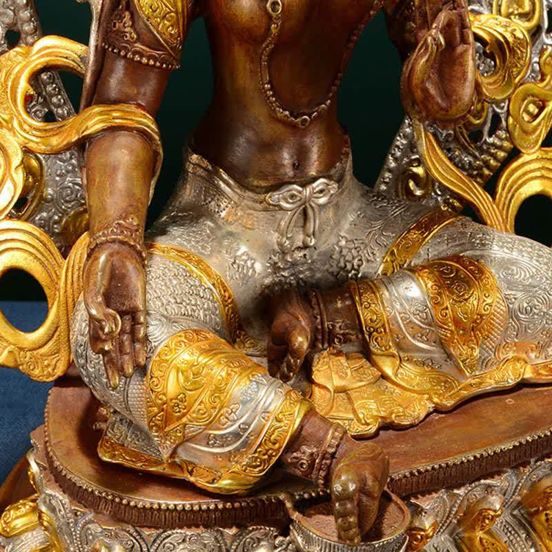Decorazione della statua in rame della speranza di Tara Verde del Bodhisattva - Image 12