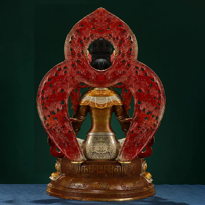 Decorazione della statua in rame della speranza di Tara Verde del Bodhisattva - Image 7