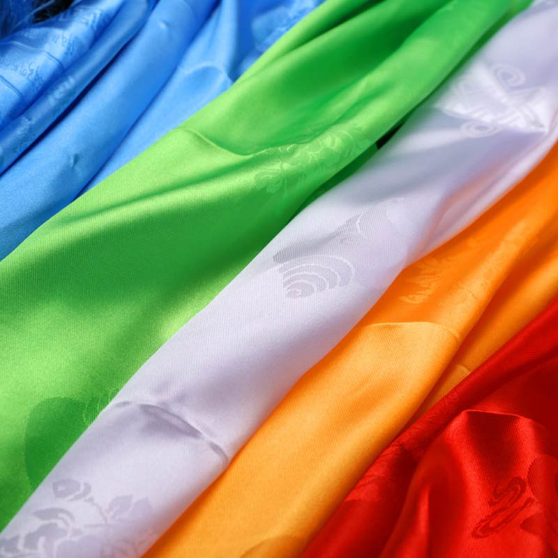 Decorazione Khata di 5 colori di buon auspicio della benedizione tibetana - Image 18
