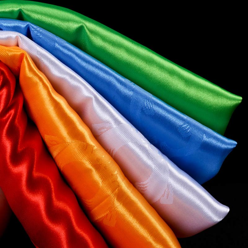 Decorazione Khata di 5 colori di buon auspicio della benedizione tibetana - Image 19