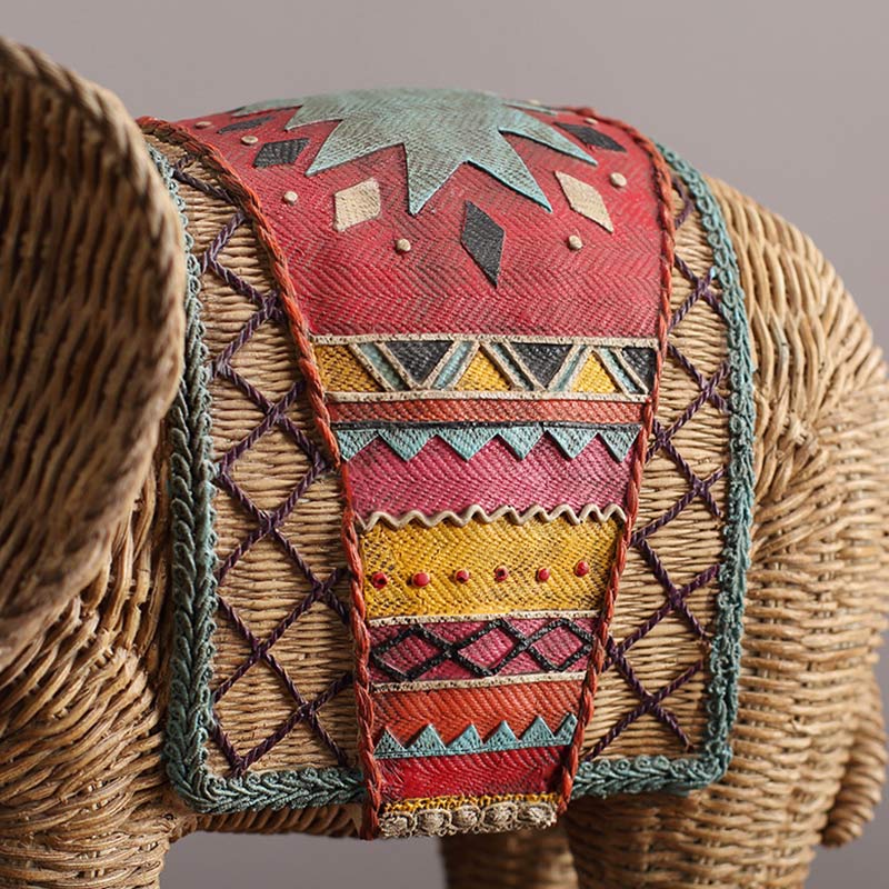 Decorazione per la casa in resina con elefante, saggezza e ricchezza - Image 14