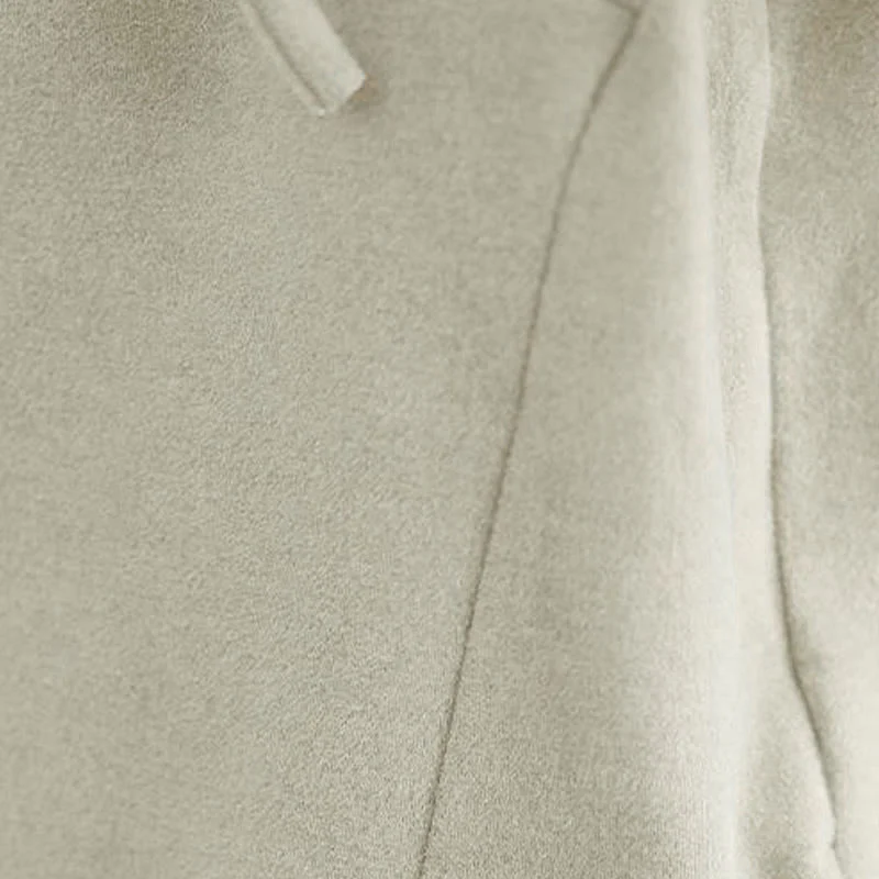 Felpa con cappuccio da donna a maniche lunghe in cotone tinta unita invernale Buddha Stones con cappuccio - Image 18