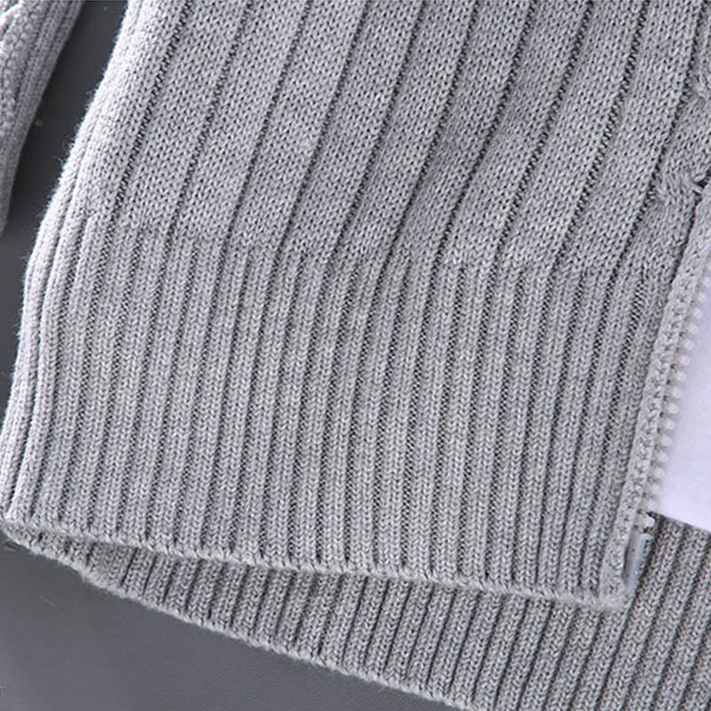 Giacca a collo alto da uomo in cotone con maniche lunghe e cerniera semplice Buddha Stones Spring - Image 9