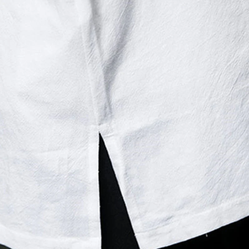Giacca e camicia da uomo in cotone a maniche lunghe con bottoni cinesi Buddha Stones , semplice abito Tang - Image 23