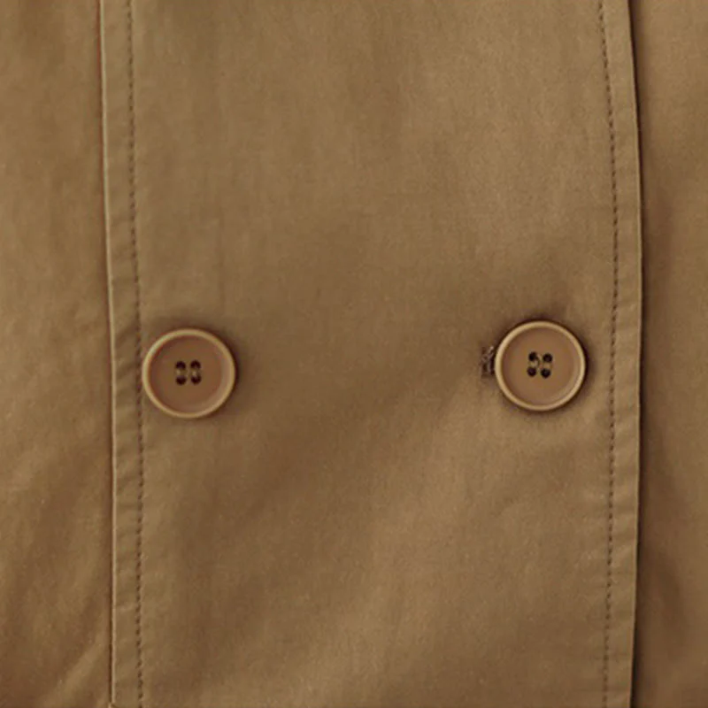 Giacca in cotone con bottoni a maniche lunghe da donna Buddha Stones - Image 14