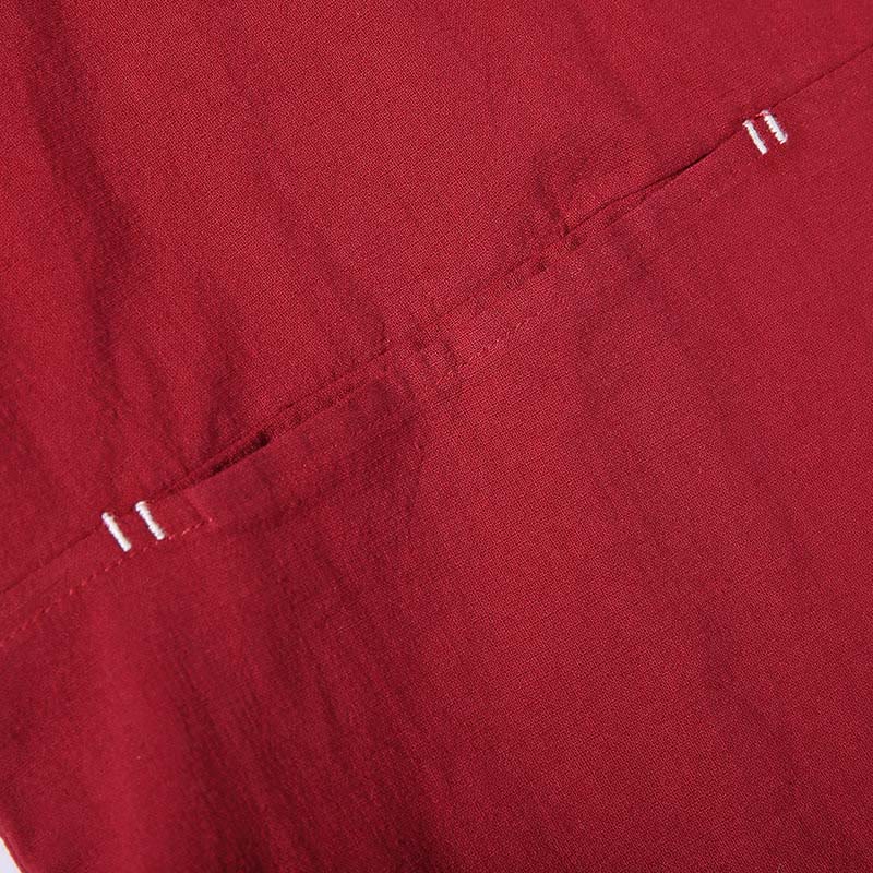 Giacca kimono da uomo con maniche a tre quarti, aperta sul davanti, tinta unita, con lacci Buddha Stones - Image 10