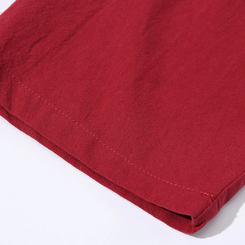 Giacca kimono da uomo con maniche a tre quarti, aperta sul davanti, tinta unita, con lacci Buddha Stones - Image 14