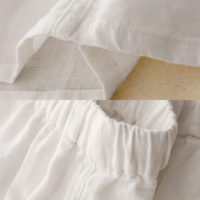 Gonna da donna in cotone con coulisse e vita elastica a trapezio, motivo Buddha Stones - Image 13