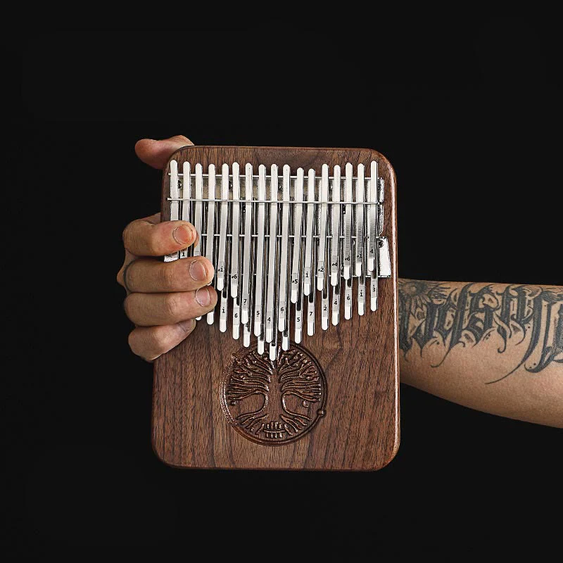Kalimba 34 tasti pianoforte a pollice albero della vita design portatile dito marimba pianoforte - Image 3