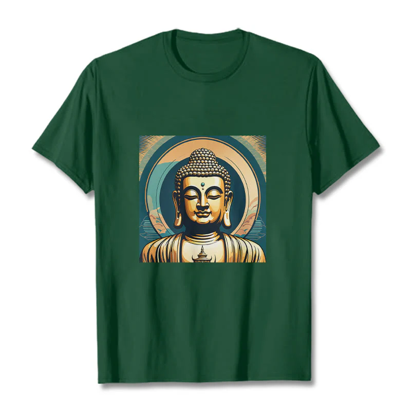 Maglietta Buddha Stones Aura Golden Buddha Tee - Image 10