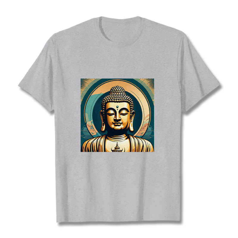 Maglietta Buddha Stones Aura Golden Buddha Tee - Image 19