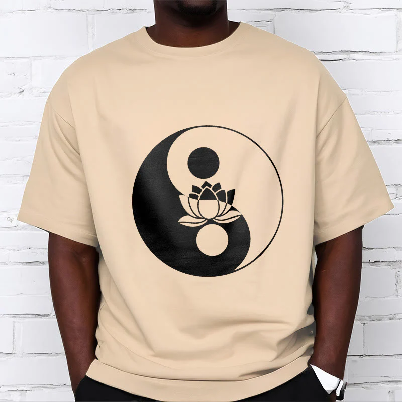 Maglietta Buddha Stones fiore di loto Yin Yang - Image 10