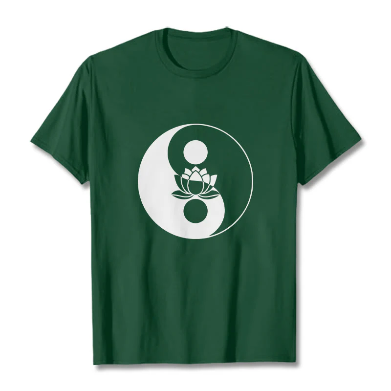 Maglietta Buddha Stones fiore di loto Yin Yang - Image 11