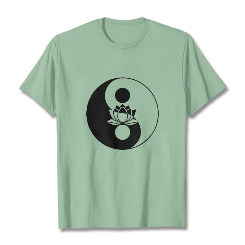 Maglietta Buddha Stones fiore di loto Yin Yang - Image 15