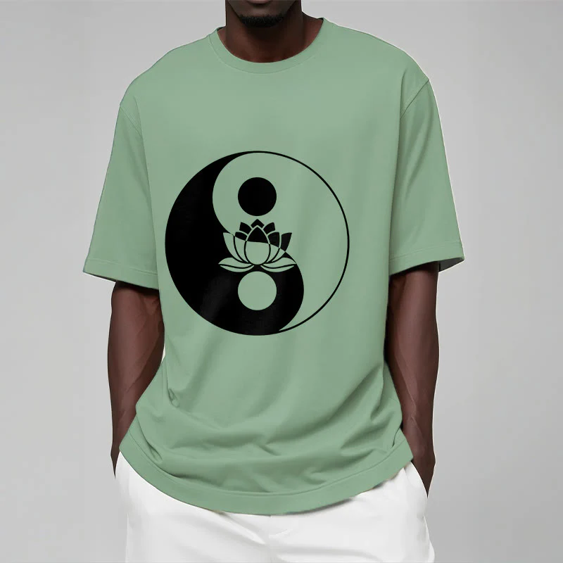 Maglietta Buddha Stones fiore di loto Yin Yang - Image 16