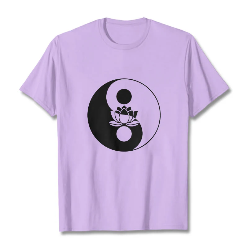 Maglietta Buddha Stones fiore di loto Yin Yang - Image 17
