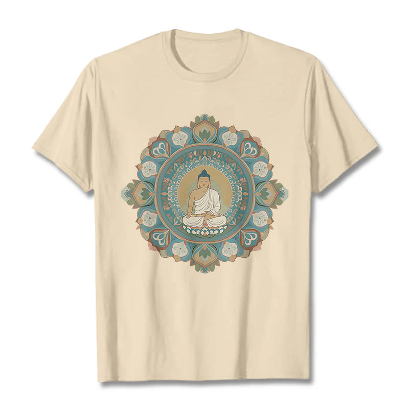 Maglietta Buddha Stones Mandala Flower Buddha Tee - Image 10