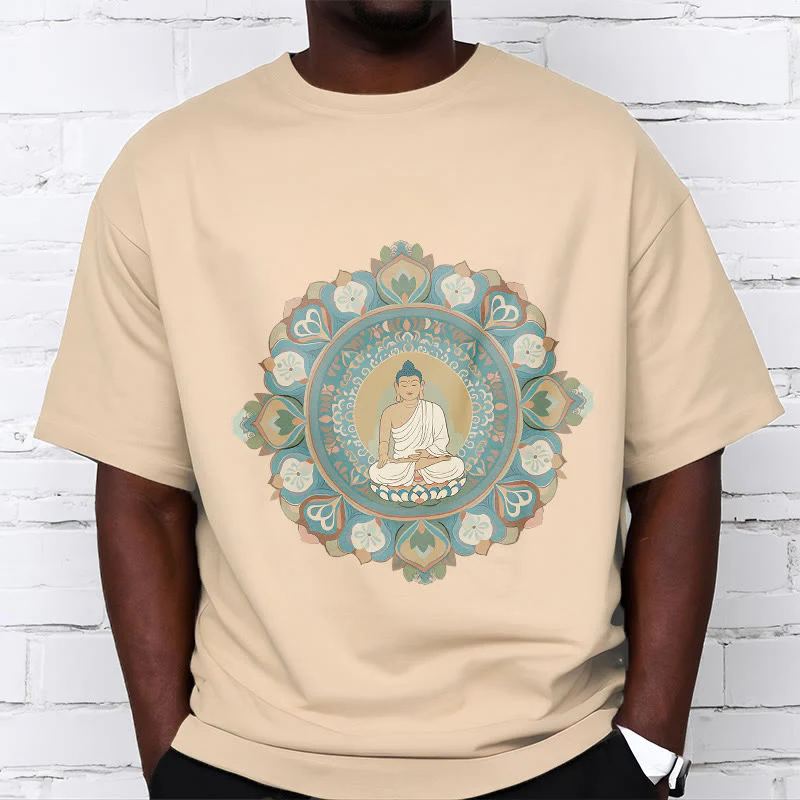 Maglietta Buddha Stones Mandala Flower Buddha Tee - Image 11
