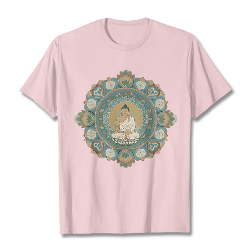 Maglietta Buddha Stones Mandala Flower Buddha Tee - Image 14