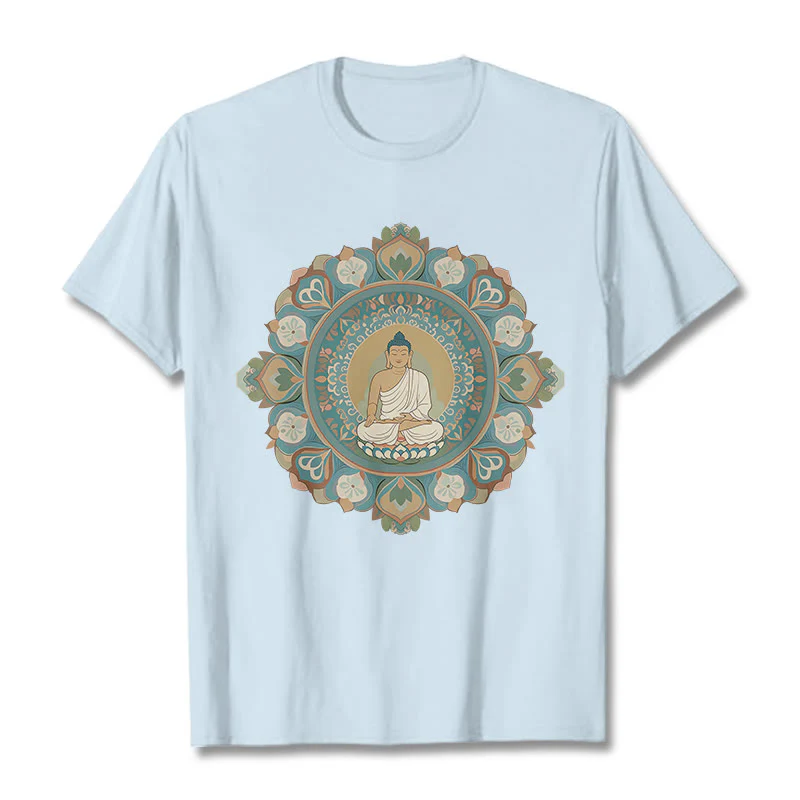 Maglietta Buddha Stones Mandala Flower Buddha Tee - Image 18