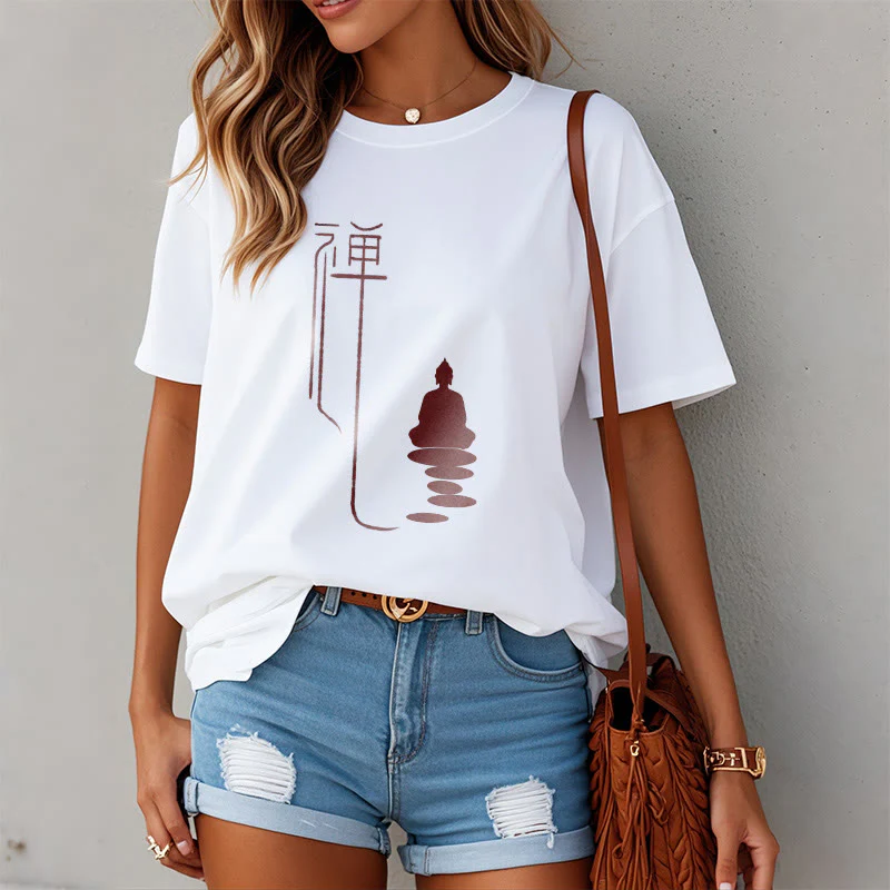 Maglietta Buddha Stones Zen Buddha Tee - Image 11