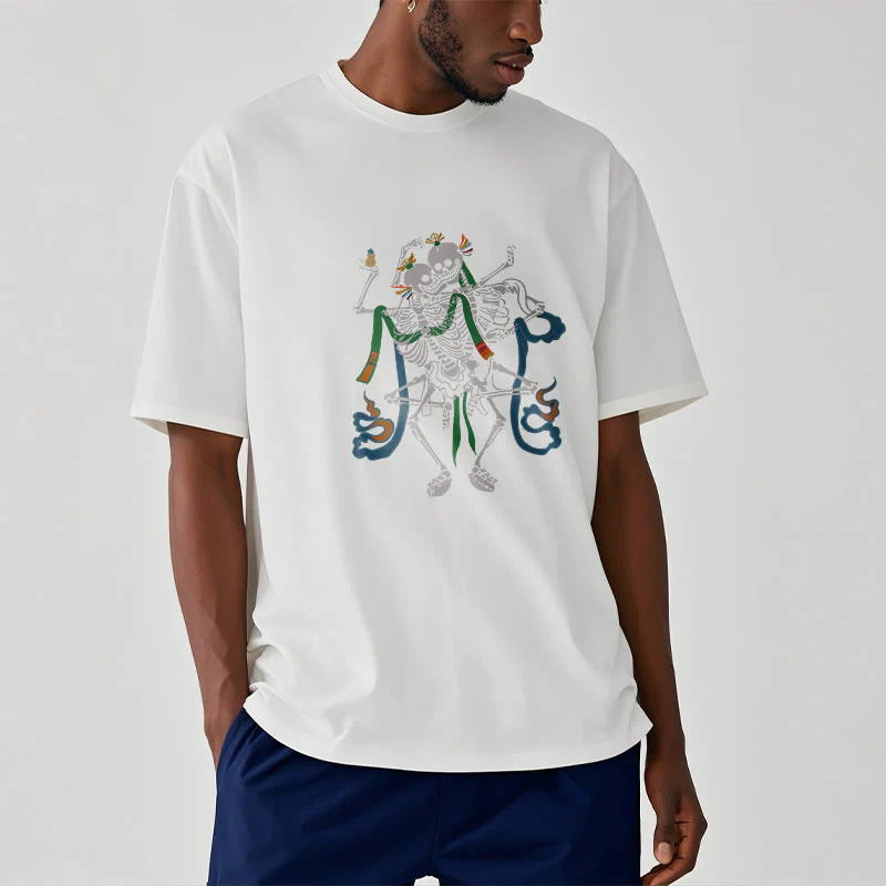 Maglietta con design Buddha Stones Tibetan The Lord Of The Corpse Forest - Image 9