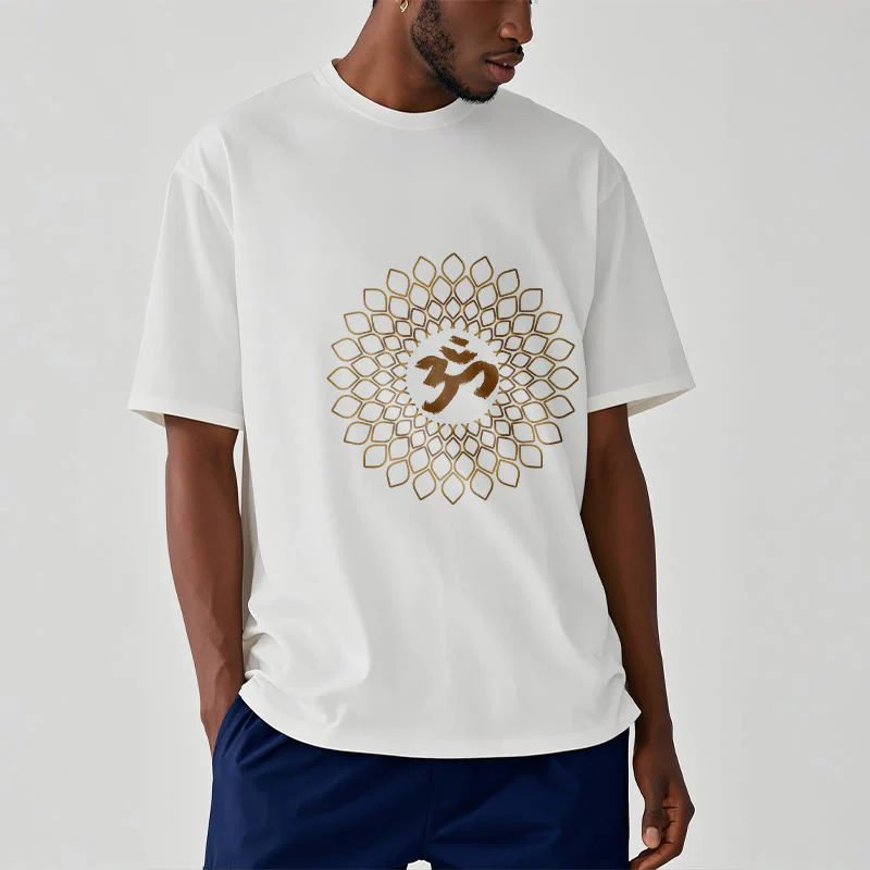 Maglietta con design OM a rombo Buddha Stones - Image 2