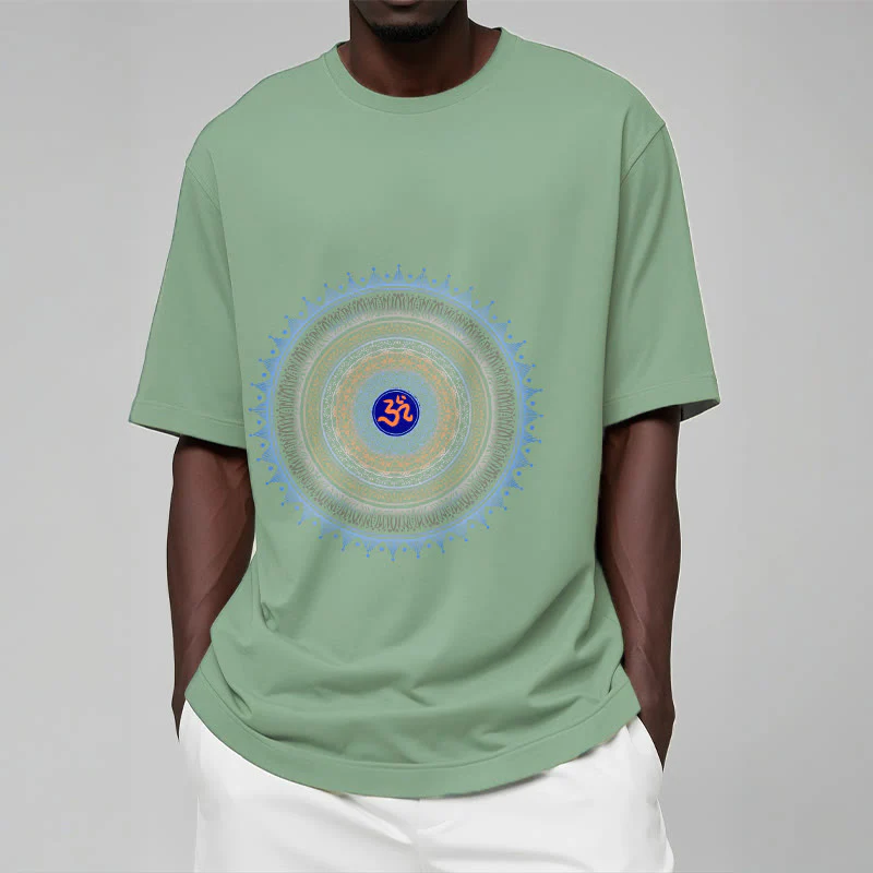 Maglietta con motivo Buddha Stones Mandala Flower OM - Image 16