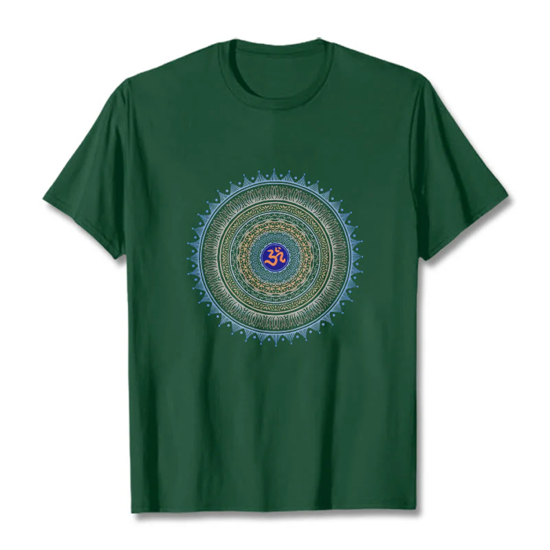 Maglietta con motivo Buddha Stones Mandala Flower OM - Image 6