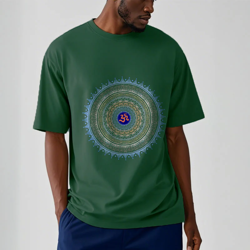 Maglietta con motivo Buddha Stones Mandala Flower OM - Image 7