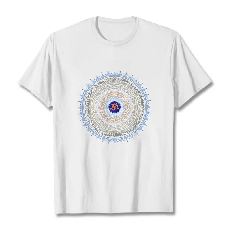 Maglietta con motivo Buddha Stones Mandala Flower OM - Image 8