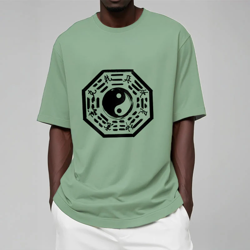 Maglietta in cotone con motivo Buddha Stones Ba Gua - Image 16
