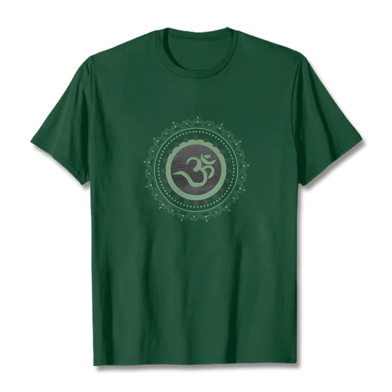 Maglietta in cotone con motivo Buddha Stones Om Mandala - Image 17