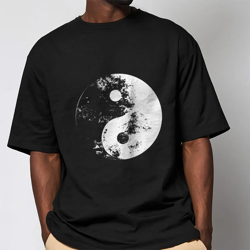 Maglietta in cotone con motivo Buddha Stones Yin Yang Tai Chi - Image 14