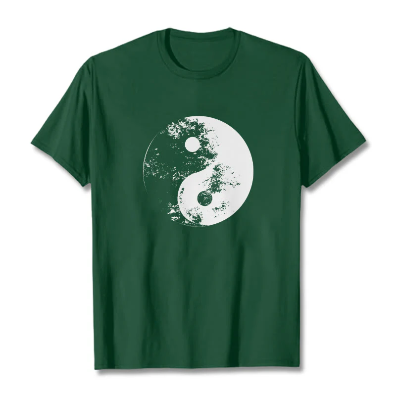 Maglietta in cotone con motivo Buddha Stones Yin Yang Tai Chi - Image 18