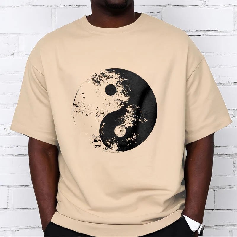 Maglietta in cotone con motivo Buddha Stones Yin Yang Tai Chi - Image 25