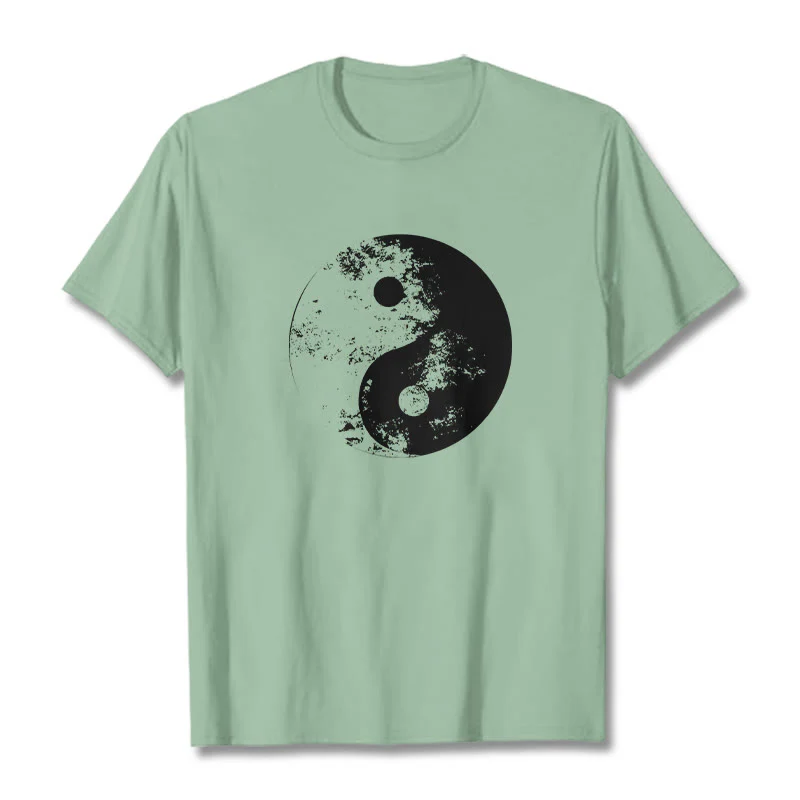 Maglietta in cotone con motivo Buddha Stones Yin Yang Tai Chi - Image 30