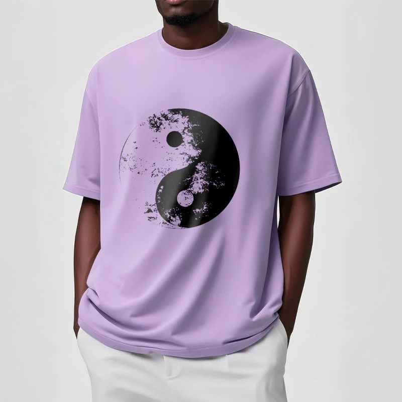 Maglietta in cotone con motivo Buddha Stones Yin Yang Tai Chi - Image 36